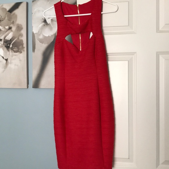 ruby red party dress